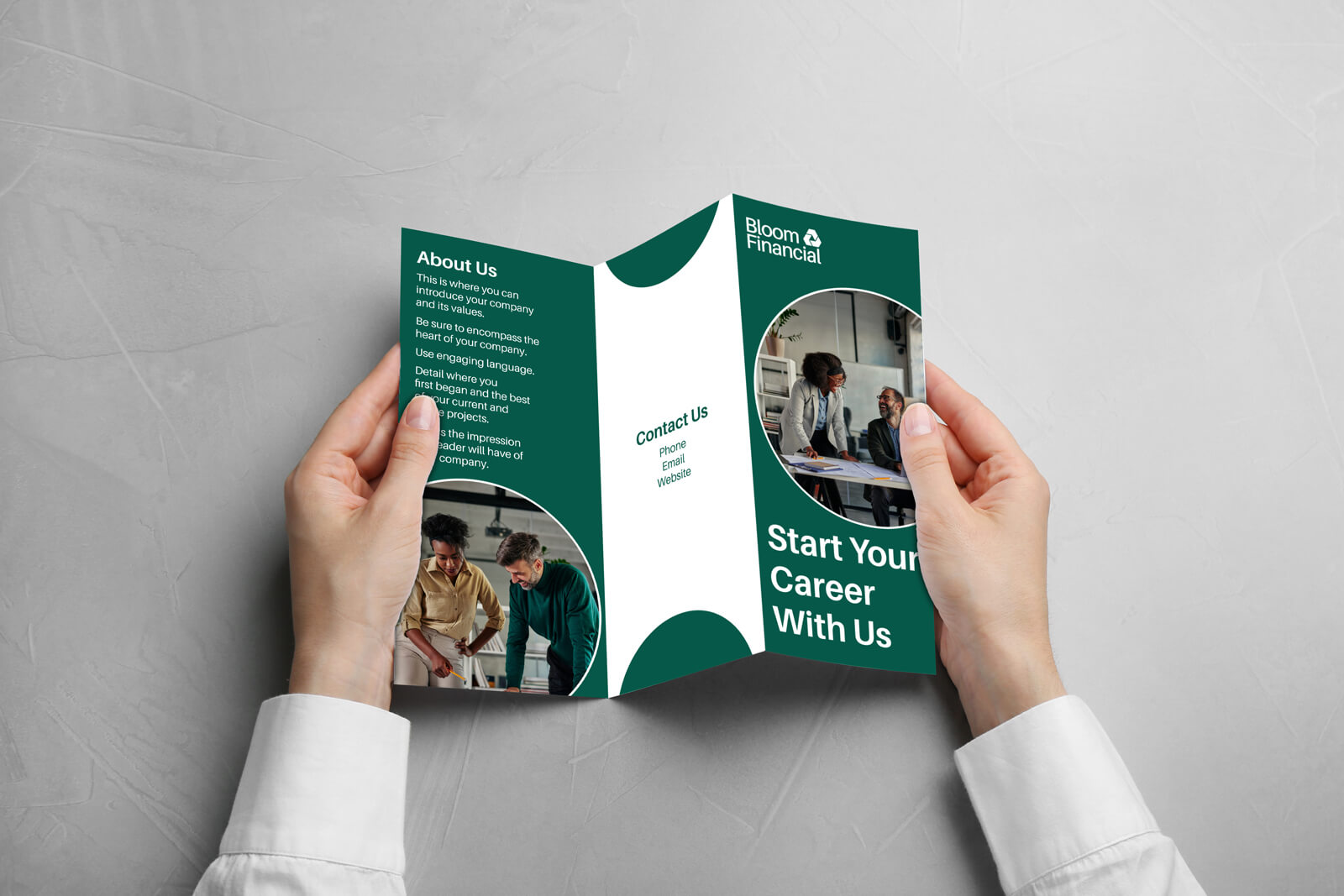 custom printed pamphlet