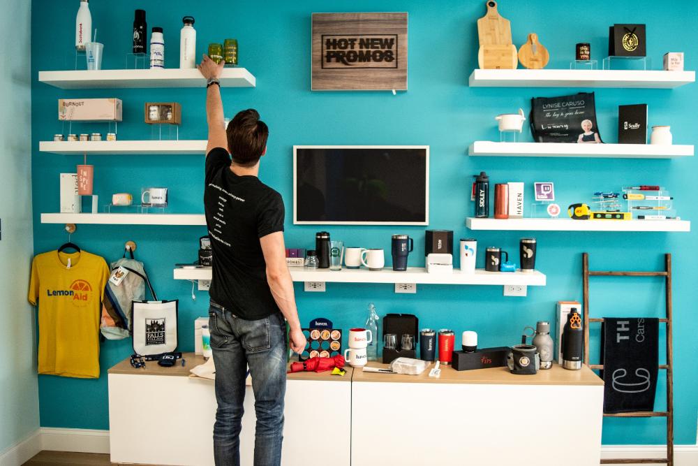AG Marketing Solutions promo swag wall